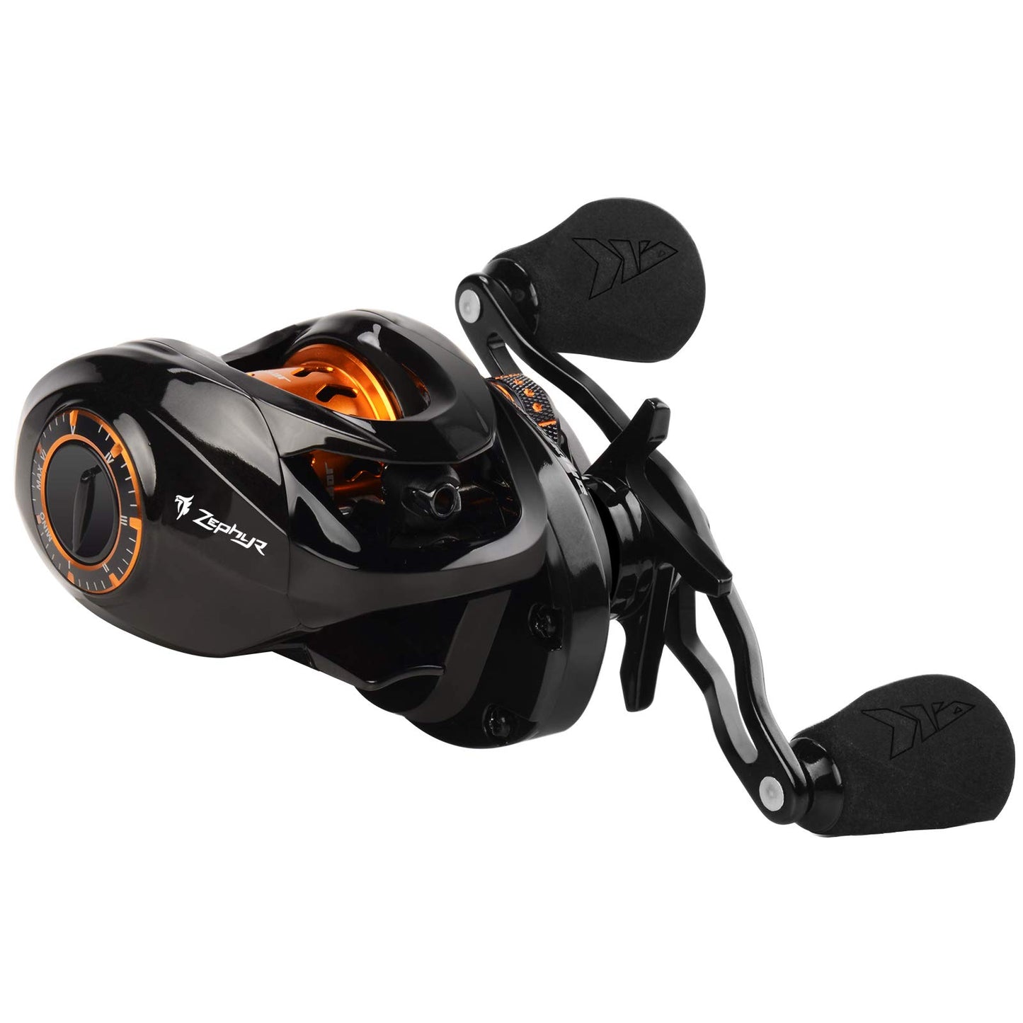 KastKing Zephyr Bait Finesse Baitcasting Reel, Carbon Fiber Fishing Reel - Drag Clicker Version, 7.2:1 Gear Ratio Fishing Reel - 5.6oz Lightweight Bait Finesse System Casting Reel
