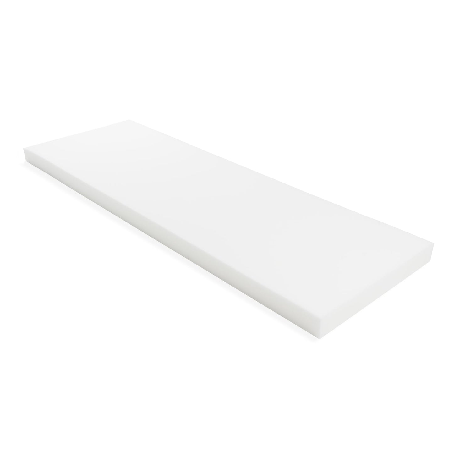 GoTo Foam 2" Height x 24" Width x 72" Length 43ILD (Firm) Upholstery Cushion Made in USA