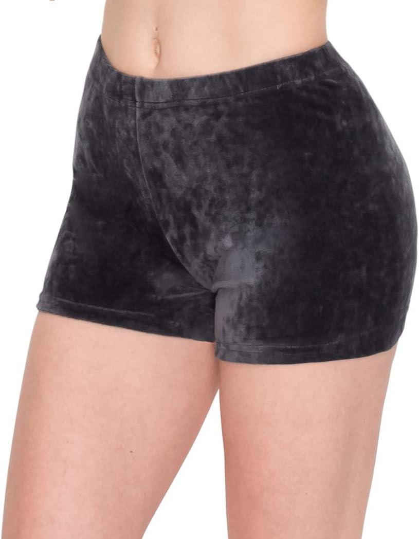 ALWAYS Women Yoga Shorts - Soft Stretch Athletic Running Dance Safety Pants