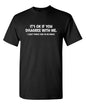 It's Ok If You Disagree with Me Funny Mens Graphics T Shirts | Adult Humor Graphic Tees | Novelty Sarcastic T-Shirts
