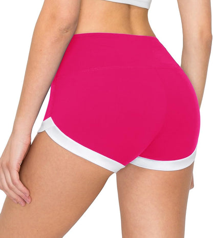 ALWAYS Women Yoga Shorts - Soft Stretch Athletic Running Dance Safety Pants
