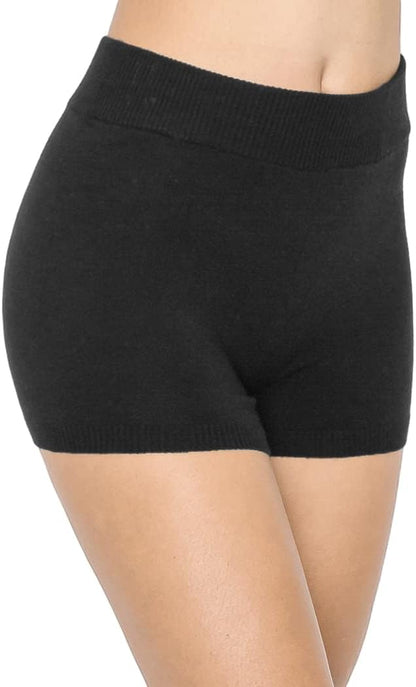 ALWAYS Women Yoga Shorts - Soft Stretch Athletic Running Dance Safety Pants