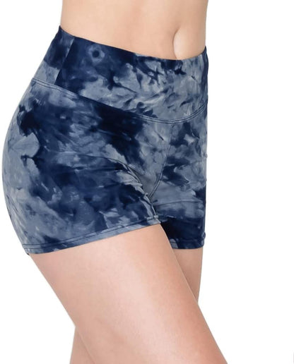 ALWAYS Women Yoga Shorts - Soft Stretch Athletic Running Dance Safety Pants