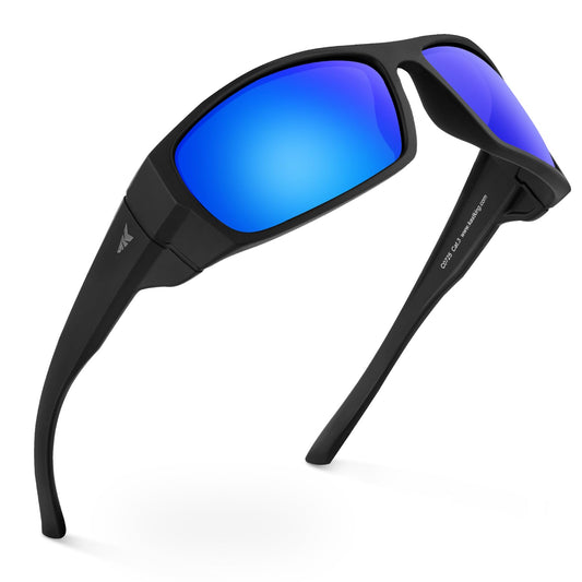 KastKing Gauley Polarized Sunglasses With PuriVex Protective Lens Coating,UV 400 and Wrap Design Sport Fishing Sunglasses