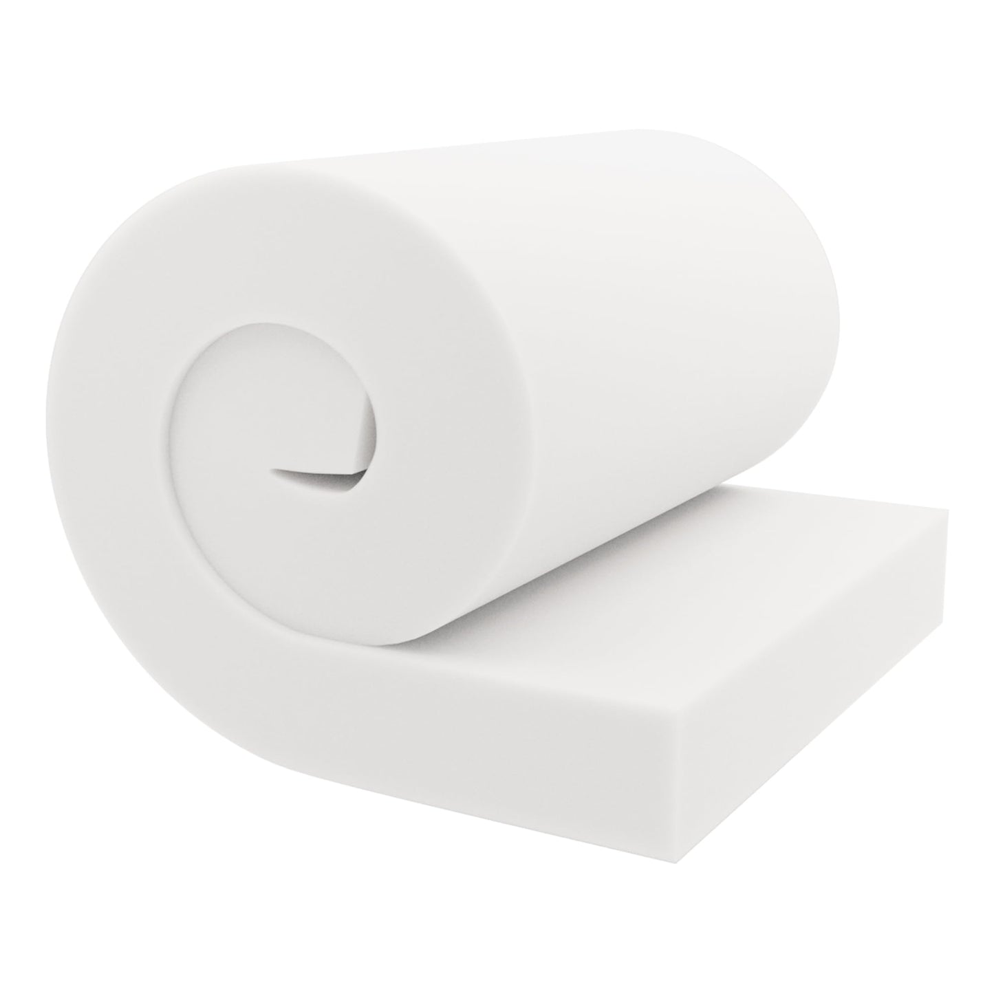 GoTo Foam 2" Height x 24" Width x 72" Length 43ILD (Firm) Upholstery Cushion Made in USA