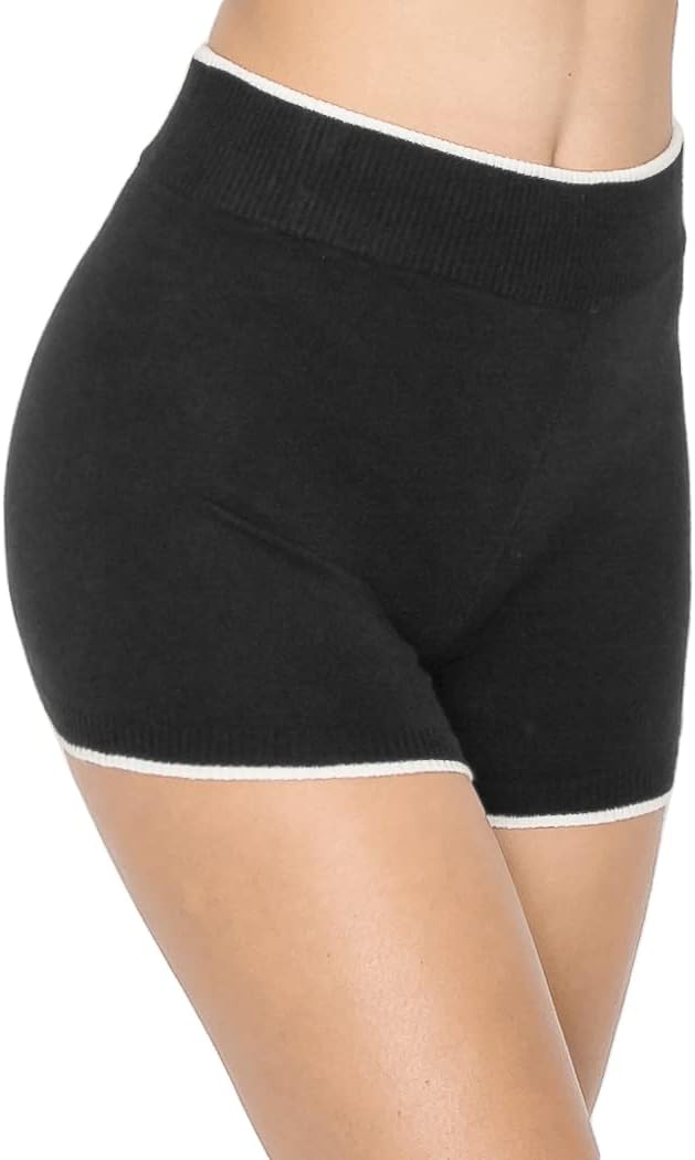 ALWAYS Women Yoga Shorts - Soft Stretch Athletic Running Dance Safety Pants