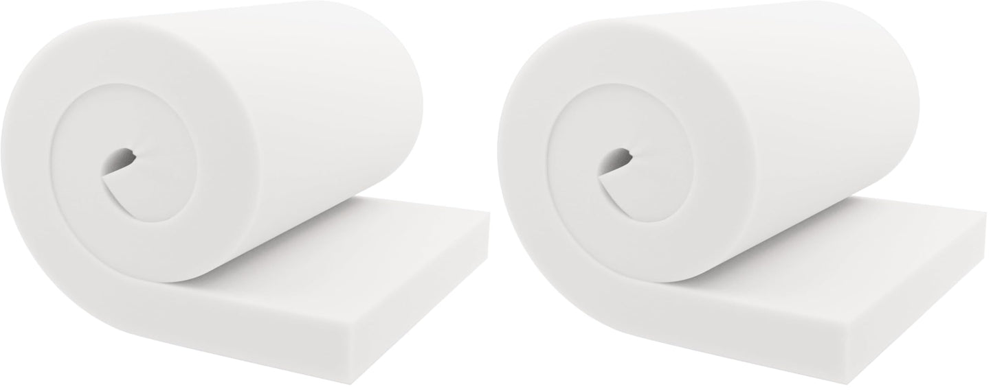 GoTo Foam 2" Height x 24" Width x 72" Length 43ILD (Firm) Upholstery Cushion Made in USA
