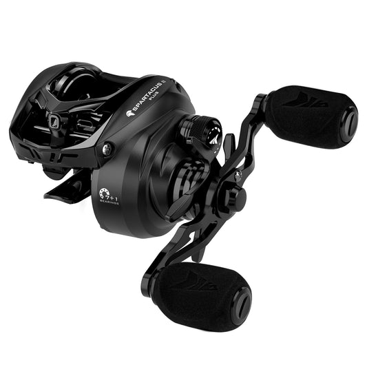 KastKing Spartacus II Plus Baitcasting Reel, DualBalance Magnetic Braking System, 8.0:1 High-Speed Gear Ratio, Ultralight 6 oz, 7+1 MaxiDur Double-Shielded Ball Bearings, Fishing Reels