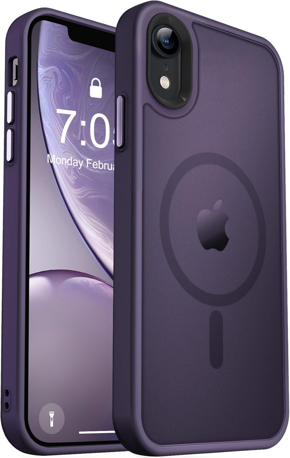 MOCCA Strong Magnetic for iPhone 14 Pro Max Case [Compatible with Magsafe] [10FT Military Grade Protective] Translucent Matte Slim Shockproof Case for iPhone 14 Pro Max 6.7"- Titanium Gray