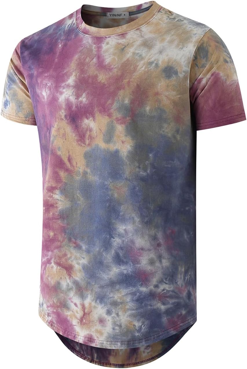 YININF Mens Hipster Hip Hop Short Sleeve Print T-Shirt Shirts Men