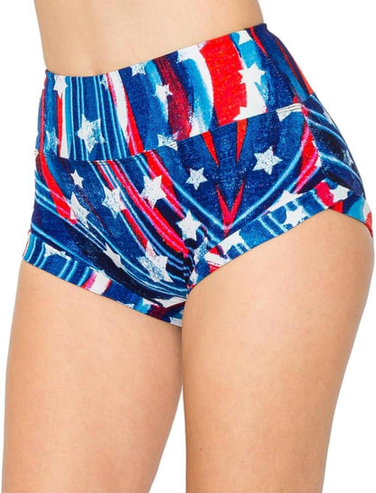 ALWAYS Women Yoga Shorts - Soft Stretch Athletic Running Dance Safety Pants