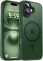 MOCCA Strong Magnetic for iPhone 14 Pro Max Case [Compatible with Magsafe] [10FT Military Grade Protective] Translucent Matte Slim Shockproof Case for iPhone 14 Pro Max 6.7"- Titanium Gray