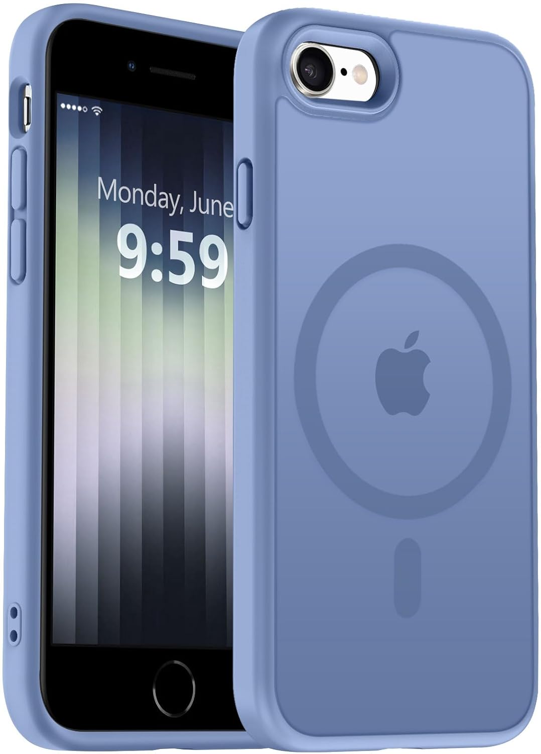 MOCCA Strong Magnetic for iPhone 14 Pro Max Case [Compatible with Magsafe] [10FT Military Grade Protective] Translucent Matte Slim Shockproof Case for iPhone 14 Pro Max 6.7"- Titanium Gray