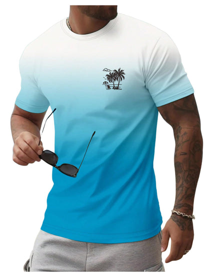 SOLY HUX Men's Short Sleeve Graphic Tees Summer Crewneck Top Shirt Beach Vacation T-Shirts