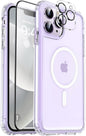MOCCA Strong Magnetic for iPhone 14 Pro Max Case [Compatible with Magsafe] [10FT Military Grade Protective] Translucent Matte Slim Shockproof Case for iPhone 14 Pro Max 6.7"- Titanium Gray