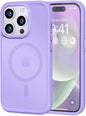 MOCCA Strong Magnetic for iPhone 14 Pro Max Case [Compatible with Magsafe] [10FT Military Grade Protective] Translucent Matte Slim Shockproof Case for iPhone 14 Pro Max 6.7"- Titanium Gray