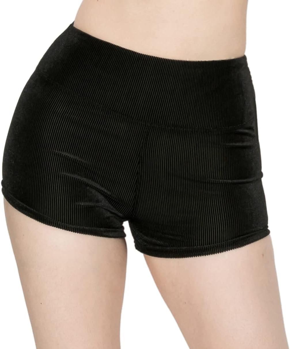 ALWAYS Women Yoga Shorts - Soft Stretch Athletic Running Dance Safety Pants