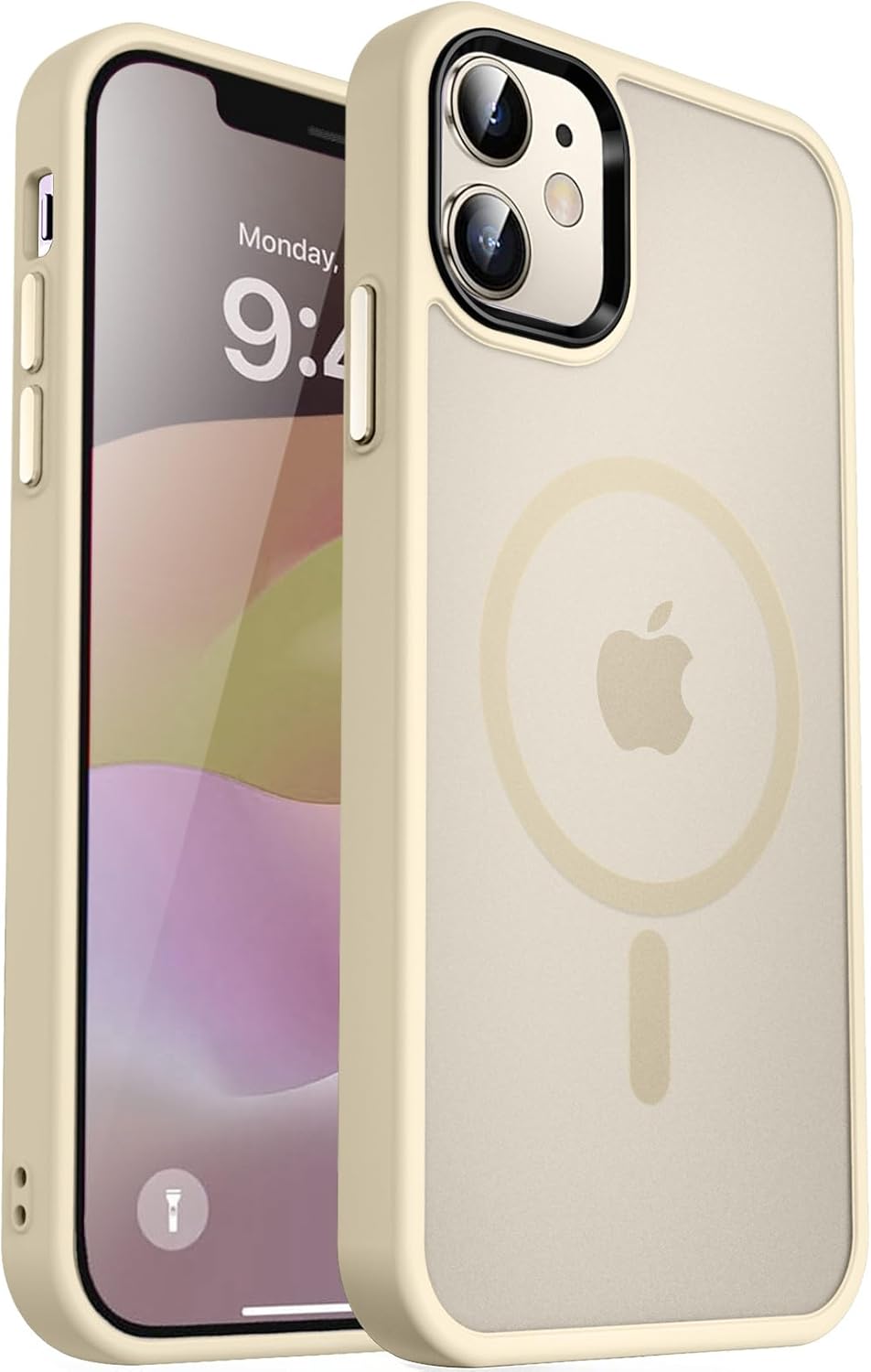 MOCCA Strong Magnetic for iPhone 14 Pro Max Case [Compatible with Magsafe] [10FT Military Grade Protective] Translucent Matte Slim Shockproof Case for iPhone 14 Pro Max 6.7"- Titanium Gray