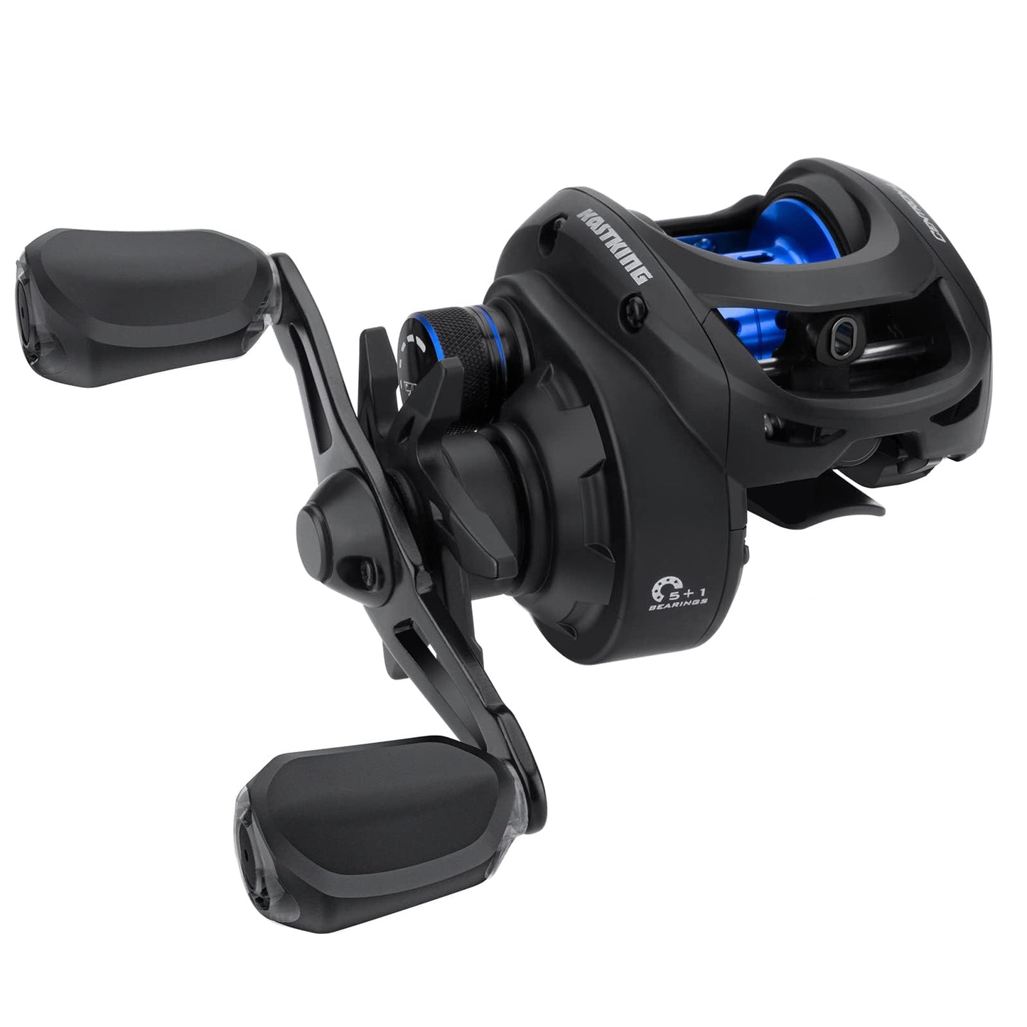 KastKing Centron Lite Baitcasting Fishing Reel – Lightweight, Glass Fiber Infused Nylon Frame – 7.6 OZ – 5 + 1 Anti-Reverse Ball Bearings, 7.1:1 High-Speed Gear Ratio Fishing Reel with Compact Design