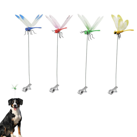 Outdoor Dragonfly, Garden Decoration,3D Artificial Dragonfly Clip,New Courtyard Decoration (16PCS)