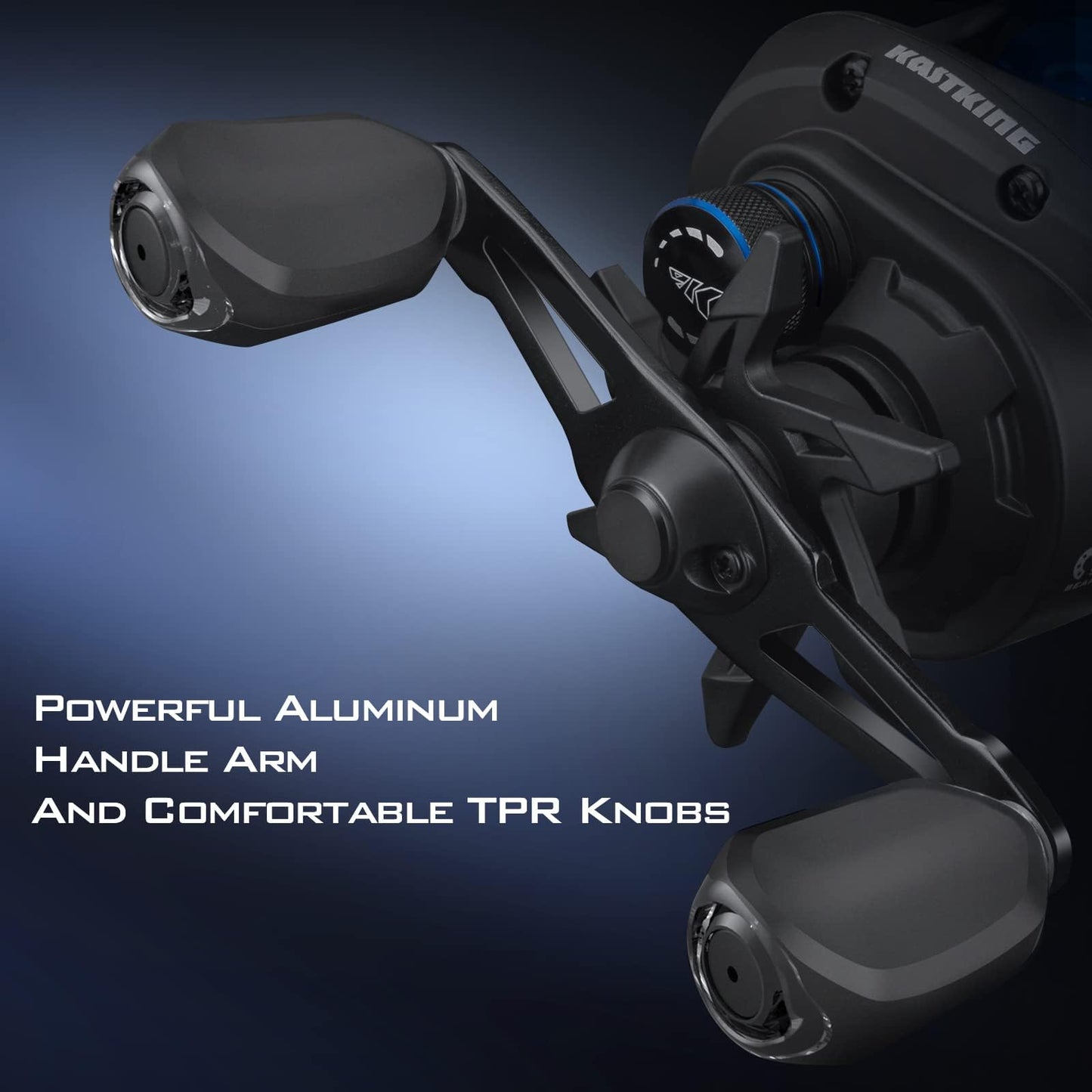 KastKing Centron Lite Baitcasting Fishing Reel – Lightweight, Glass Fiber Infused Nylon Frame – 7.6 OZ – 5 + 1 Anti-Reverse Ball Bearings, 7.1:1 High-Speed Gear Ratio Fishing Reel with Compact Design
