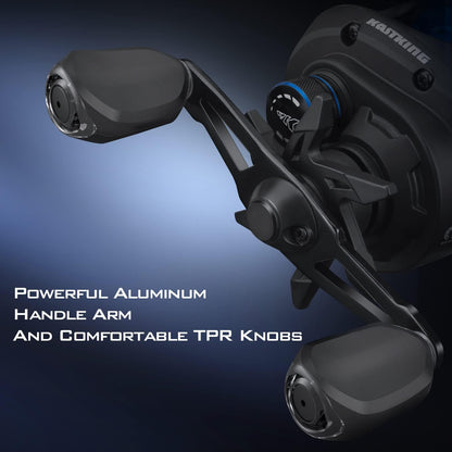 KastKing Centron Lite Baitcasting Fishing Reel – Lightweight, Glass Fiber Infused Nylon Frame – 7.6 OZ – 5 + 1 Anti-Reverse Ball Bearings, 7.1:1 High-Speed Gear Ratio Fishing Reel with Compact Design