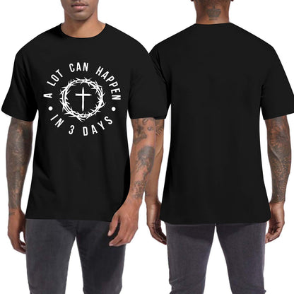 Christian Shirts for Men:Faith Cross Printed T-Shirts Christian Gifts for Men Jesus Shirts Holy Bible Tees