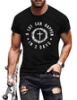 Christian Shirts for Men:Faith Cross Printed T-Shirts Christian Gifts for Men Jesus Shirts Holy Bible Tees