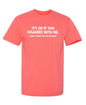 It's Ok If You Disagree with Me Funny Mens Graphics T Shirts | Adult Humor Graphic Tees | Novelty Sarcastic T-Shirts