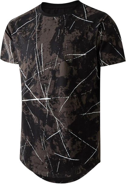 YININF Mens Hipster Hip Hop Short Sleeve Print T-Shirt Shirts Men