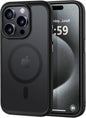 MOCCA Strong Magnetic for iPhone 14 Pro Max Case [Compatible with Magsafe] [10FT Military Grade Protective] Translucent Matte Slim Shockproof Case for iPhone 14 Pro Max 6.7"- Titanium Gray