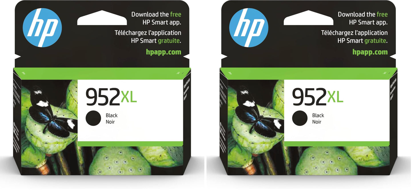 HP 952XL Black High-Yield Ink Cartridge Printers | Works OfficeJet 8702 OfficeJet Pro 7720, 7740, 8210, 8216, 8710, 8715, 8720, 8725, 8730, 8740 | Eligible for Instant Ink | F6U19AN