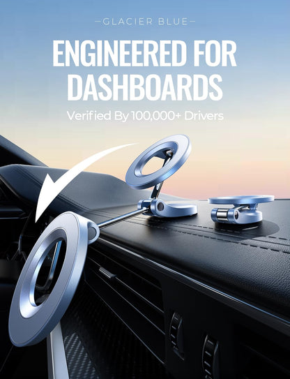 LISEN for MagSafe Car Mount for iPhone 17 Pro Max [24 Strong Magnets] Classic Magnetic Phone Holder for Car Dashboard, Magnet Phone Mount Car Cell Phone Holder for iPhone 17 Pro Max Air 16 15 14 13 12