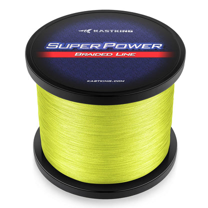 KastKing SuperPower Braided Fishing Line - Abrasion Resistant Braided Lines – Incredible Superline – Zero Stretch – Smaller Diameter – A Must-Have!