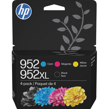 HP 952 Cyan, Magenta, Yellow Ink Cartridges (3-Pack) | Works with Printer Series: OfficeJet 8702, OfficeJet Pro 7720, 7740, 8210, 8710, 8720, 8730, 8740 | Eligible for Instant Ink | N9K27AN