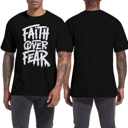 Christian Shirts for Men:Faith Cross Printed T-Shirts Christian Gifts for Men Jesus Shirts Holy Bible Tees