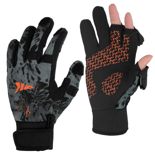 KastKing Mountain Mist Cold Winter Weather Fishing Gloves for Men and Women - Ideal for Ice Fishing, Photography, or Hunting