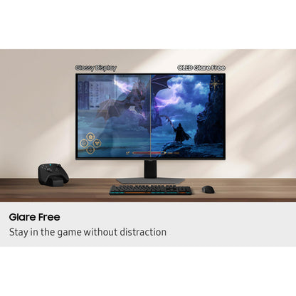 Samsung 27” Odyssey OLED G6 G60SF QHD QD-OLED Gaming Monitor, 500Hz Refresh Rate, 0.03ms (GtG) Response Time, G-Sync Compatible, VESA DisplayHDR TrueBlack 500, LS27FG602SNXZA, 2025, 3 Yr Warranty