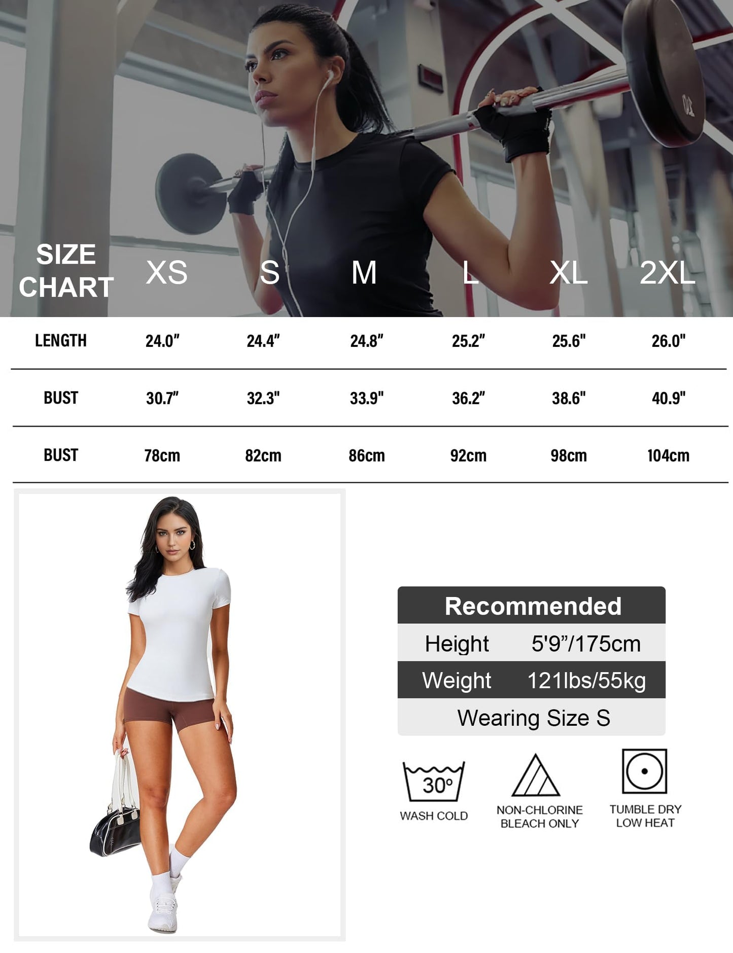 5 Pack Women's Short Sleeve Basic T Shirts Tees, Slim Fit Crew Neck Tshirt Summer Tops for Casual Workout Trendy
