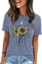 IRISGOD Womens Graphic Tees Casual Summer Short Sleeve Vintage T Shirts Tops