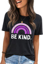 IRISGOD Womens Graphic Tees Casual Summer Short Sleeve Vintage T Shirts Tops