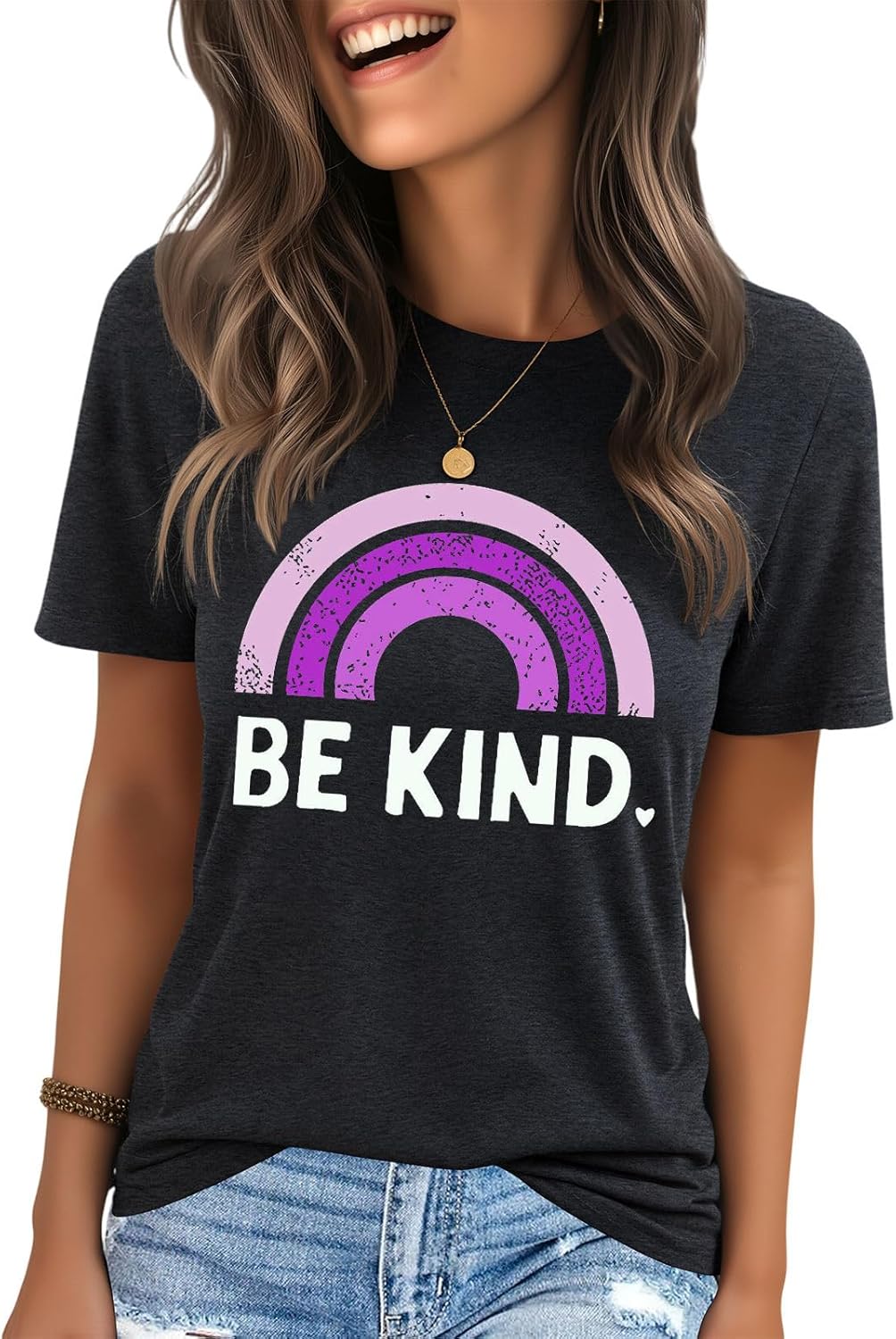 IRISGOD Womens Graphic Tees Casual Summer Short Sleeve Vintage T Shirts Tops