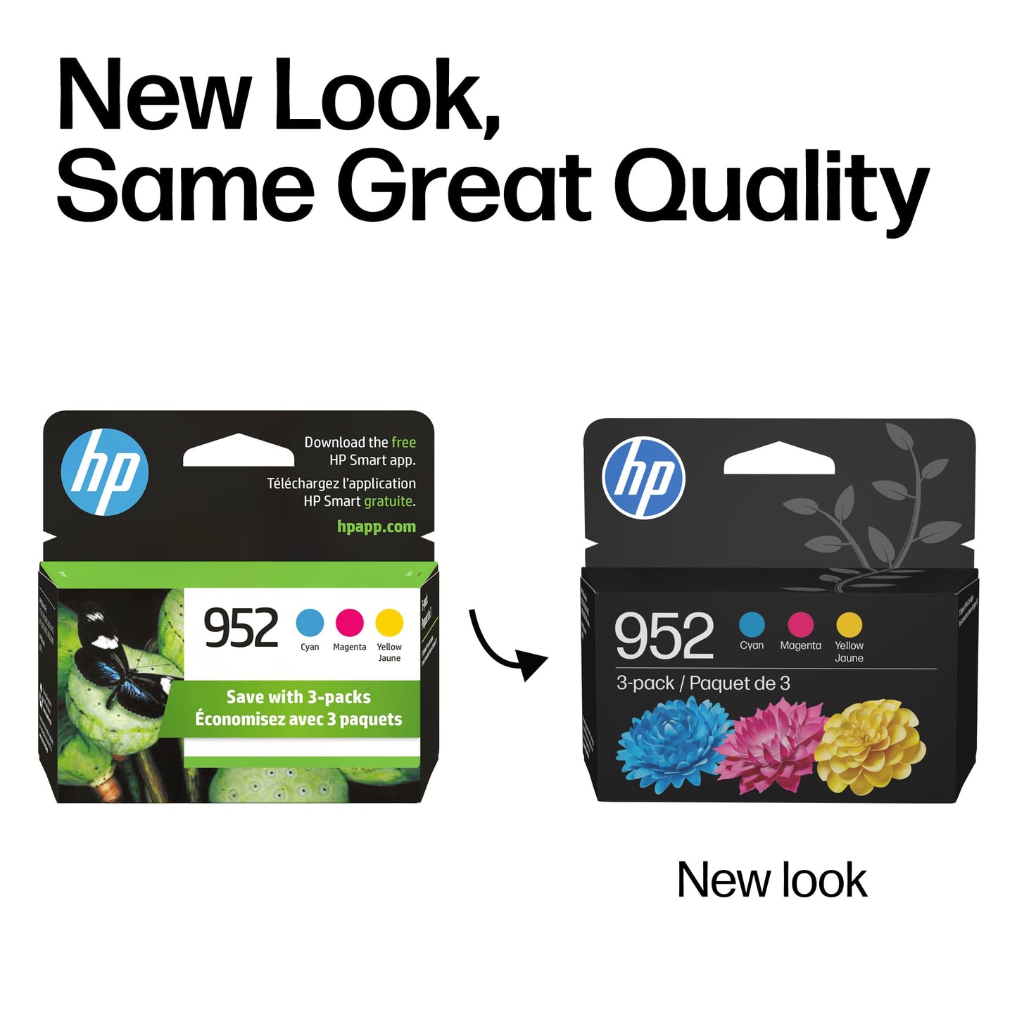 HP 952 Cyan, Magenta, Yellow Ink Cartridges (3-Pack) | Works with Printer Series: OfficeJet 8702, OfficeJet Pro 7720, 7740, 8210, 8710, 8720, 8730, 8740 | Eligible for Instant Ink | N9K27AN
