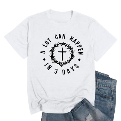 Christian Shirts for Men:Faith Cross Printed T-Shirts Christian Gifts for Men Jesus Shirts Holy Bible Tees