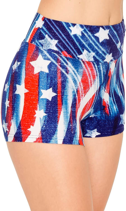 ALWAYS Women Yoga Shorts - Soft Stretch Athletic Running Dance Safety Pants