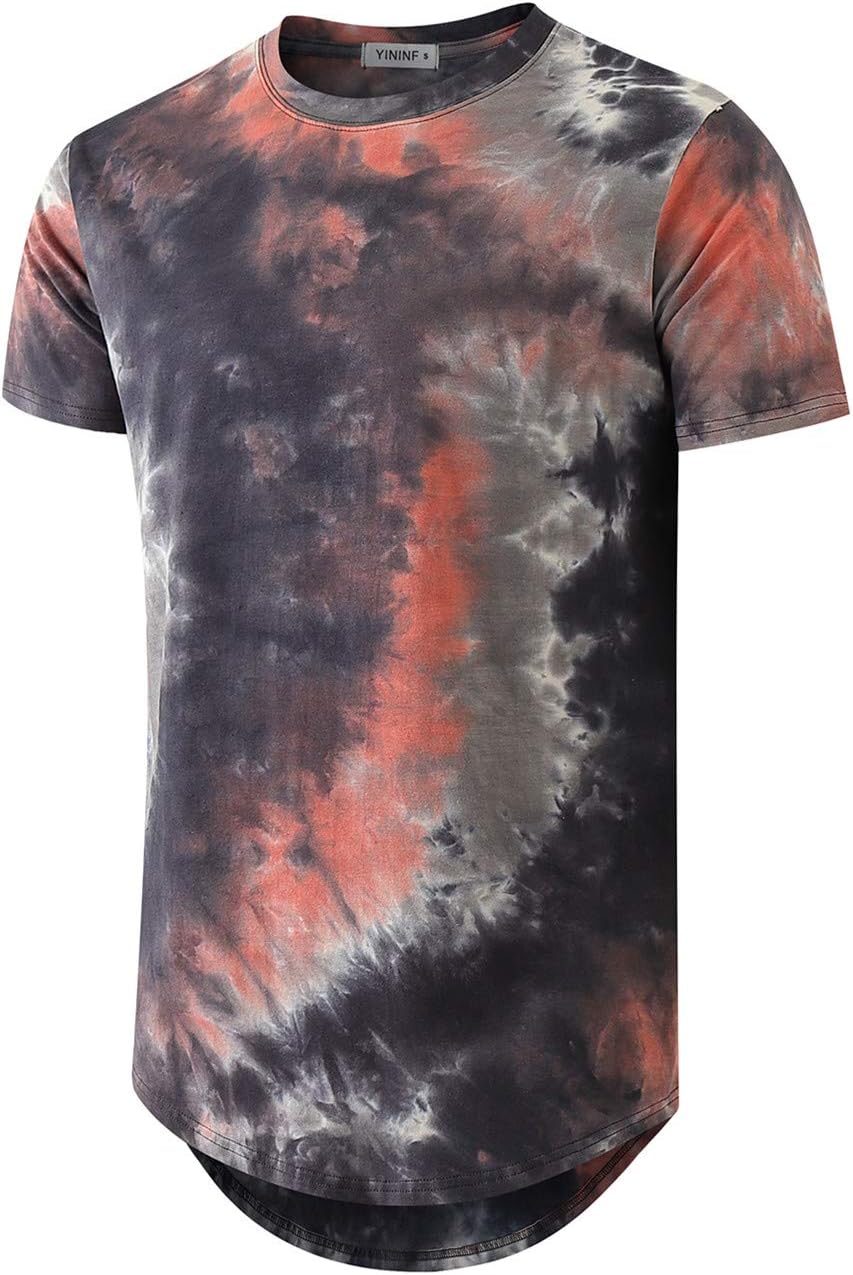 YININF Mens Hipster Hip Hop Short Sleeve Print T-Shirt Shirts Men