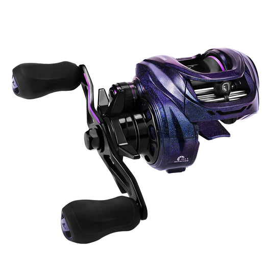 KastKing Royale Legend Pro Baitcasting Reels - AutoMag Dual Braking System Fishing Reel, Arch Resistance Control, 16 Lbs Carbon Drag, 5.5oz Lightweight, 8.0:1 Gear Ratio, 11 + 1 Stainless Steel BB