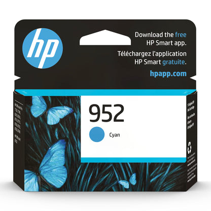 HP 952 Cyan, Magenta, Yellow Ink Cartridges (3-Pack) | Works with Printer Series: OfficeJet 8702, OfficeJet Pro 7720, 7740, 8210, 8710, 8720, 8730, 8740 | Eligible for Instant Ink | N9K27AN