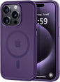 MOCCA Strong Magnetic for iPhone 14 Pro Max Case [Compatible with Magsafe] [10FT Military Grade Protective] Translucent Matte Slim Shockproof Case for iPhone 14 Pro Max 6.7"- Titanium Gray