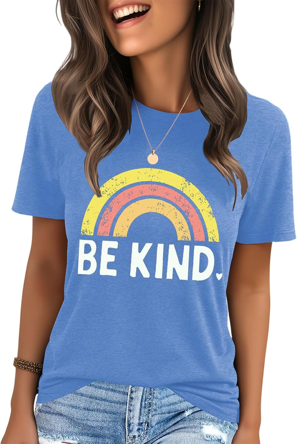 IRISGOD Womens Graphic Tees Casual Summer Short Sleeve Vintage T Shirts Tops